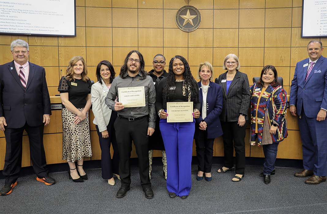 Web Services Team with the Board of Trustees